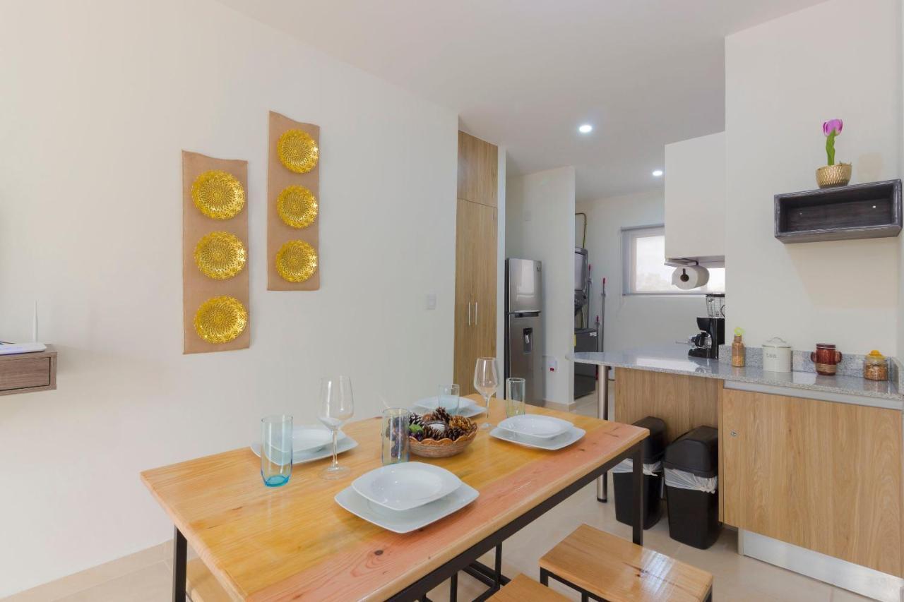 Bright & Relaxing Full Apartment 坎昆 外观 照片